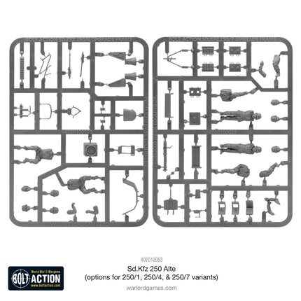 Sd.Kfz 250 Alte (Optionen für 250/1, 250/4 & 250/7) - Fahrzeuge - Warlord Games - 402012053