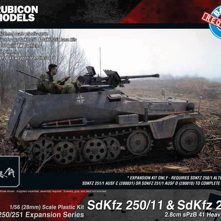 SdKfz 250/251 Expansion Set - SdKfz 250/11 & 251/7 sPzB 41 AT Rifle - Fahrzeuge - Rubicon Models UK Ltd - 280045