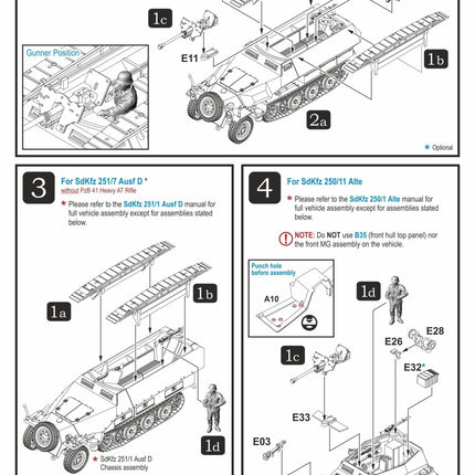 280045 - SdKfz 250/251 Expansion Set- SdKfz 250/11 & 251/7 sPzB 41 AT Rifle
