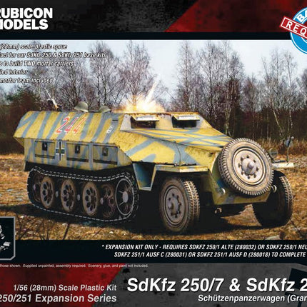 SdKfz 250/251 Expansion Set - SdKfz 250/7 & 251/2 Mortar Carrier - Fahrzeuge - Rubicon Models UK Ltd - 280043