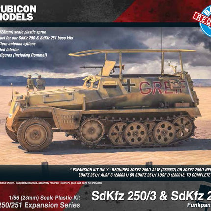 SdKfz 250/3 & 251/3 Expansion Set - Fahrzeuge - Rubicon Models UK Ltd - 280039