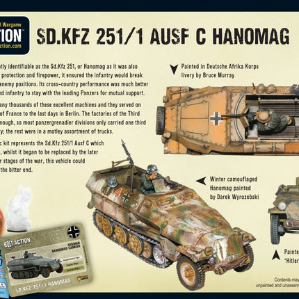 Sd.Kfz 251 C Hanomag - Fahrzeuge - Warlord Games - 402012025