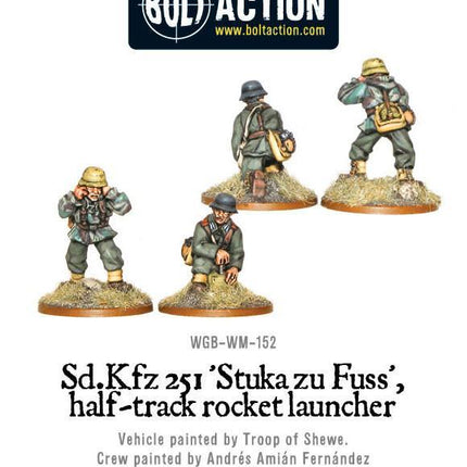 Sd.Kfz 251 'Stuka zu Fuss', halftrack rocket launcher