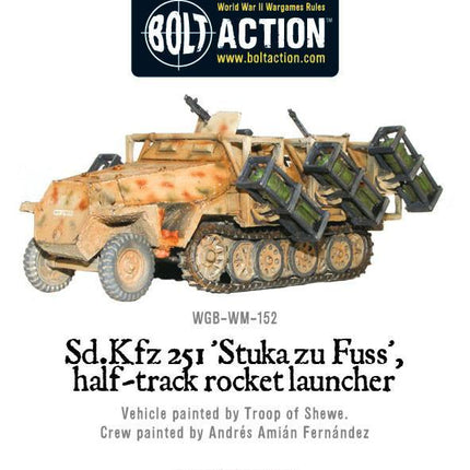 Sd.Kfz 251 'Stuka zu Fuss', halftrack rocket launcher