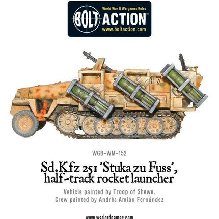 Sd.Kfz 251 'Stuka zu Fuss', halftrack rocket launcher