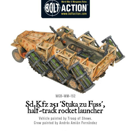 Sd.Kfz 251 'Stuka zu Fuss', halftrack rocket launcher