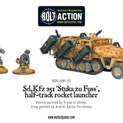 Sd.Kfz 251 'Stuka zu Fuss', halftrack rocket launcher