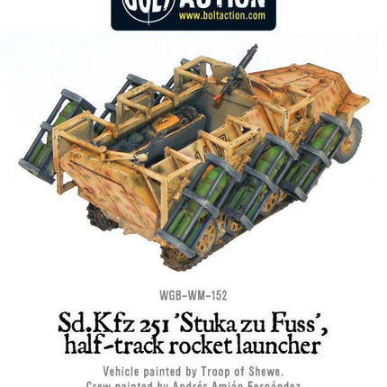 Sd.Kfz 251 'Stuka zu Fuss', halftrack rocket launcher