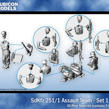 SdKfz 251/1 Assault Team (Set 1 of 2)