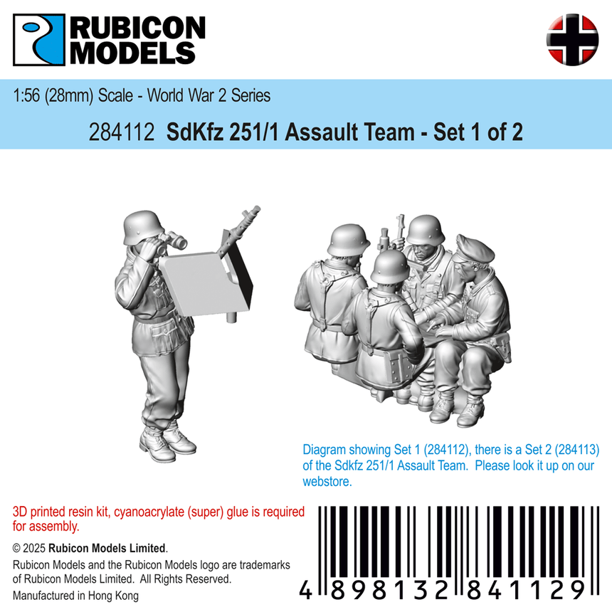 SdKfz 251/1 Assault Team (Set 1 of 2)