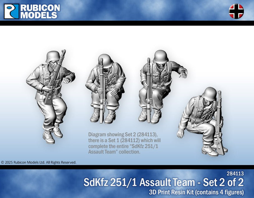 284113 - SdKfz 251/1 Assault Team (Set 2 of 2)