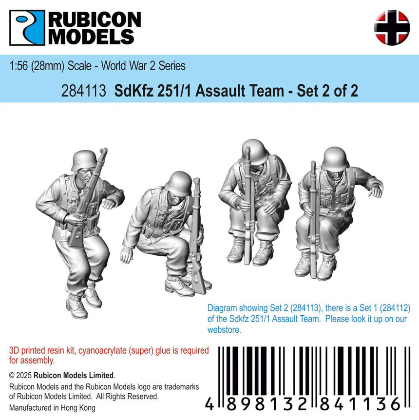 SdKfz 251/1 Assault Team (Set 2 of 2) - Sonder - /Einzelmodelle - Rubicon Models UK Ltd - 284113