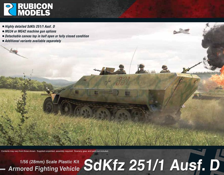 SdKfz 251/1 Ausf D - Fahrzeuge - Rubicon Models UK Ltd - 280018