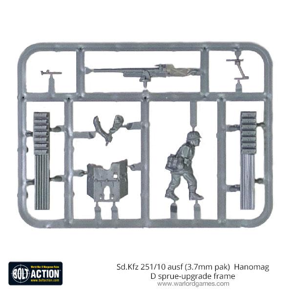 Sd.Kfz 251/10 ausf (3.7cm pak) Hanomag D sprue