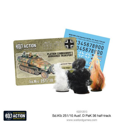 Sd.Kfz 251/10 Ausf D (37mm PaK) Half - Track - Fahrzeuge - Warlord Games - 402012013