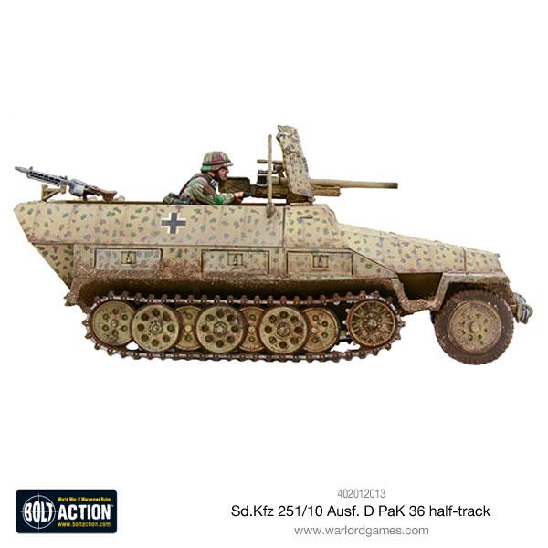 Sd.Kfz 251/10 Ausf D (37mm PaK) Half - Track - Fahrzeuge - Warlord Games - 402012013