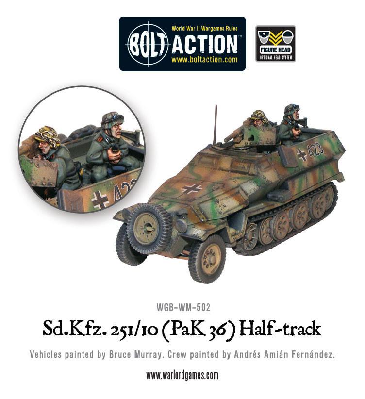 Sd.Kfz 251/10 Half - Track (3,7cm PaK) - Fahrzeuge - Warlord Games - WGB-WM-502