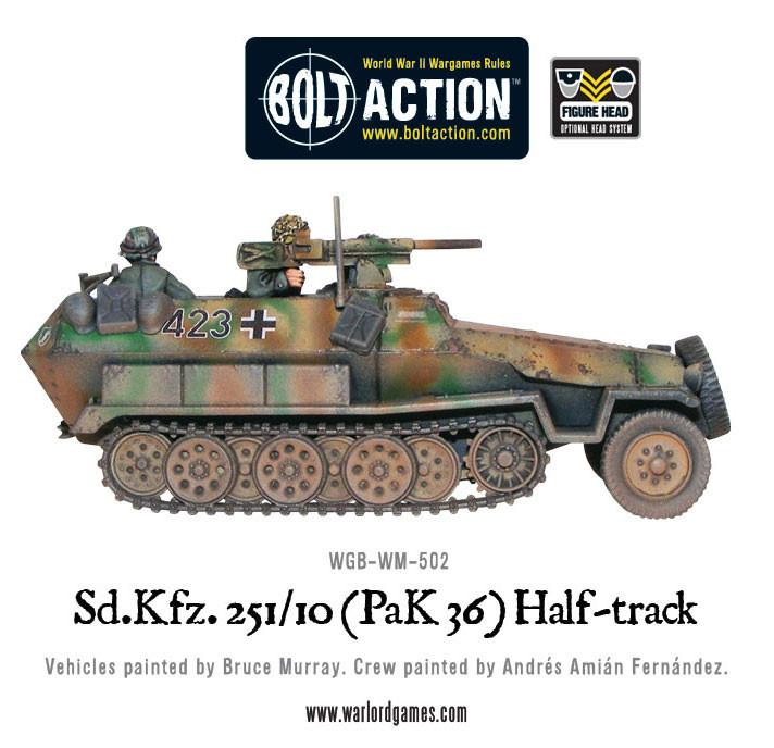 Sd.Kfz 251/10 Half - Track (3,7cm PaK) - Fahrzeuge - Warlord Games - WGB-WM-502
