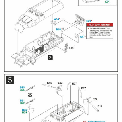 280040 - SdKfz 251/16 Ausf C/D Expansion Set