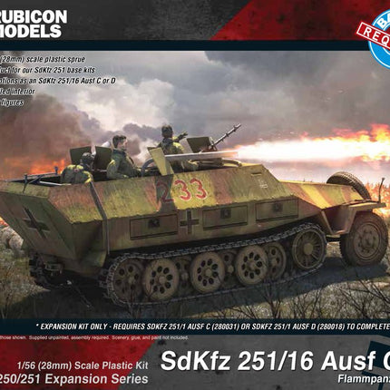 SdKfz 251/16 Ausf C/D Expansion Set - Fahrzeuge - Rubicon Models UK Ltd - 280040