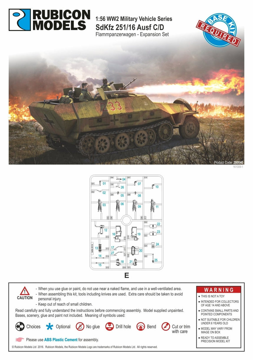 280040 - SdKfz 251/16 Ausf C/D Expansion Set