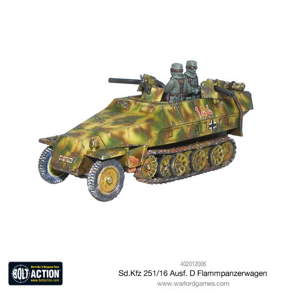 Sd.Kfz 251/16 Flammpanzerwagen - Fahrzeuge - Warlord Games - 402012006