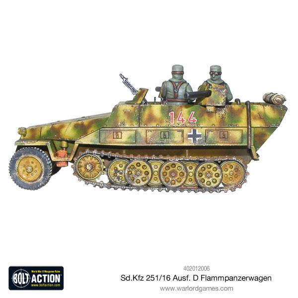 Sd.Kfz 251/16 Flammpanzerwagen - Fahrzeuge - Warlord Games - 402012006