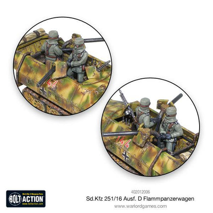 Sd.Kfz 251/16 Flammpanzerwagen - Fahrzeuge - Warlord Games - 402012006