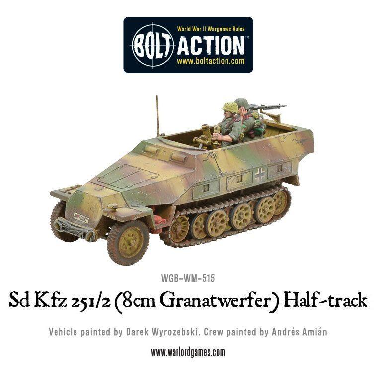 Sd.Kfz 251/2 Ausf D (8cm Granatwerfer) Half Track - Fahrzeuge - Warlord Games - WGB-WM-515