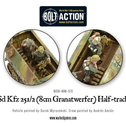 Sd.Kfz 251/2 Ausf D (8cm Granatwerfer) Half Track - Fahrzeuge - Warlord Games - WGB-WM-515