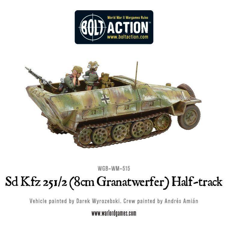 Sd.Kfz 251/2 Ausf D (8cm Granatwerfer) Half Track - Fahrzeuge - Warlord Games - WGB-WM-515