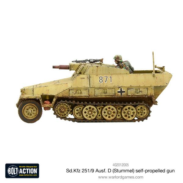Sd.Kfz 251/9 Ausf D (Stummel) Half - Track - Fahrzeuge - Warlord Games - 402012005