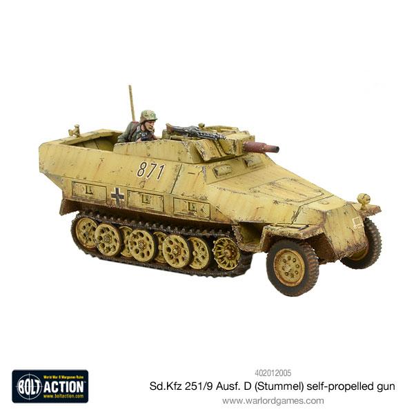 Sd.Kfz 251/9 Ausf D (Stummel) Half - Track - Fahrzeuge - Warlord Games - 402012005