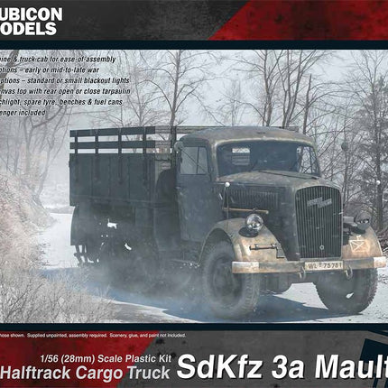 SdKfz 3a Maultier 2 Ton Half - Track Cargo Truck - Fahrzeuge - Rubicon Models UK Ltd - 280046