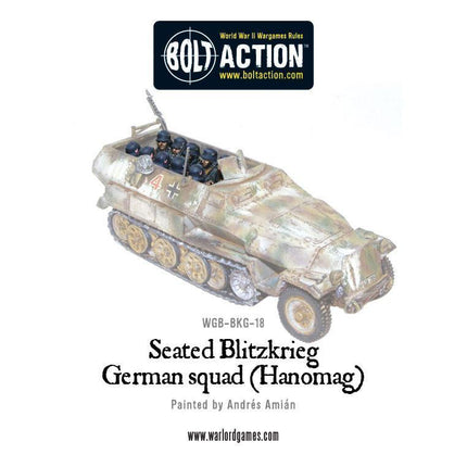 Seated Blitzkrieg German squad (Hanomag)
