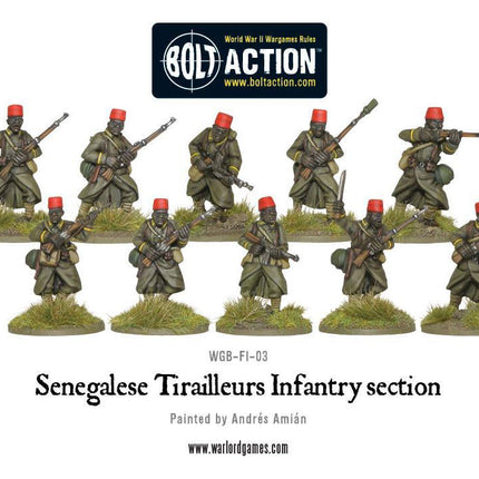 Senegalese Tirailleurs Infantry section