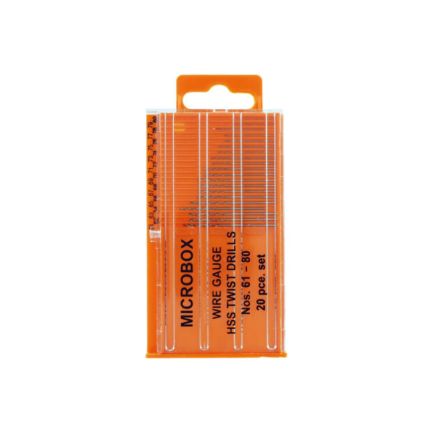 Set of 20 Drill Bits No. 61-80 - Bohrer-Set (20 Stück) - Vallejo - T01002