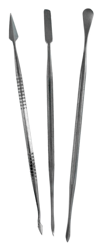 Set of 3 Stainless Steel Carvers - Modellierwerkzeug (3 Stück) - Vallejo - T02002