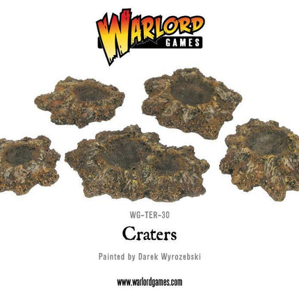 Shell holes and craters