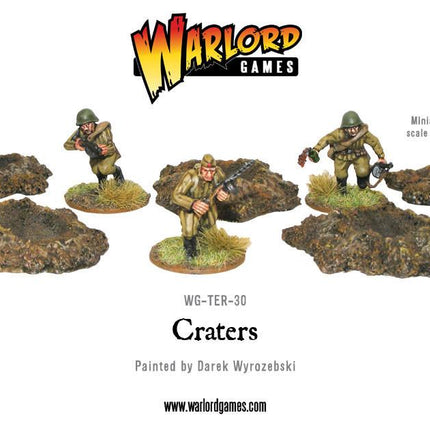 Shell holes and craters