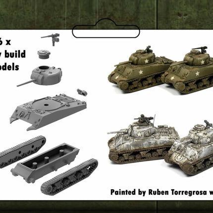 Sherman M4A3 75mm 12mm - Panzer - Victrix - VG12002