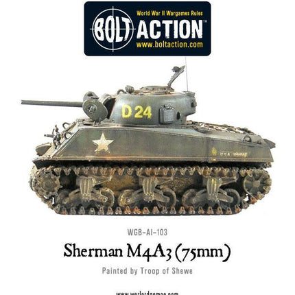 Sherman M4A3 75mm Tank
