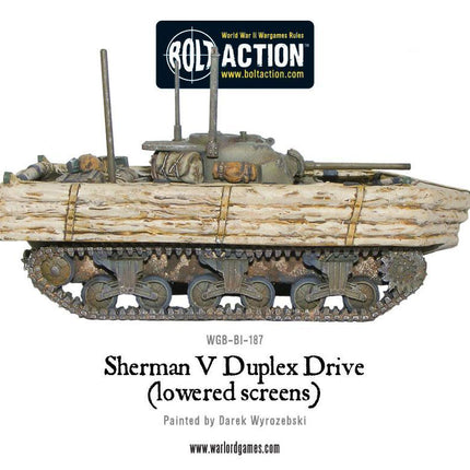 Sherman V Duplex Drive (lowered screens)