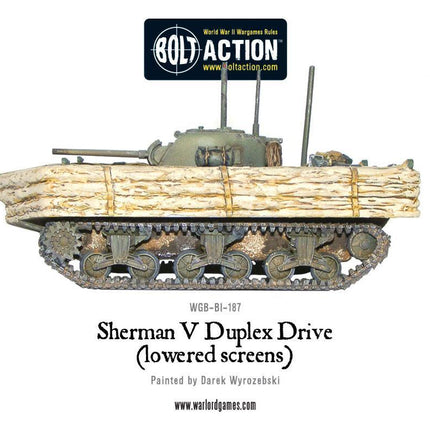 Sherman V Duplex Drive (lowered screens)