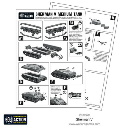 Sherman V (M4A4) - Panzer - Warlord Games - 402011004