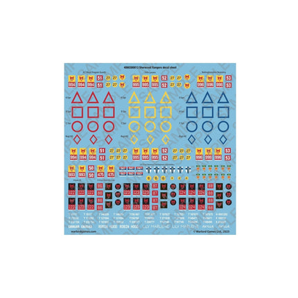 Sherwood Rangers Decal-Bogen