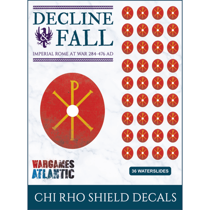 Shield Decals: Chi Rho - Wargames Atlantic - WAAWS007