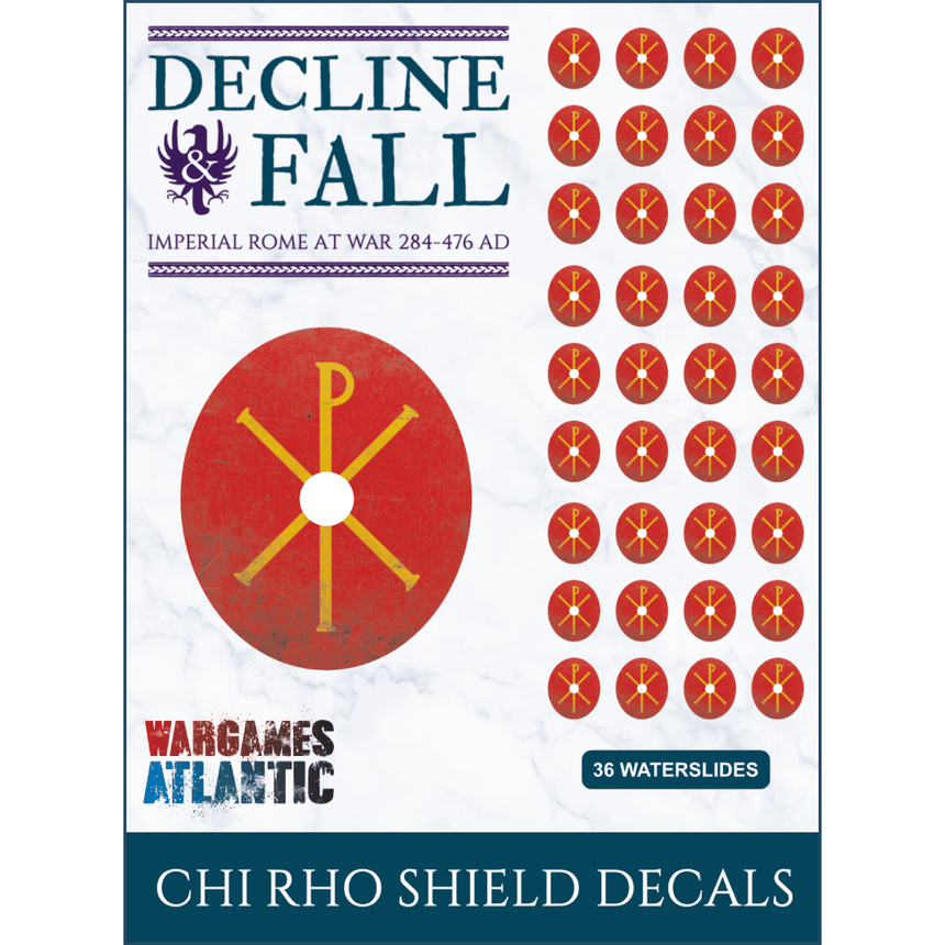 Shield Decals: Chi Rho - Wargames Atlantic - WAAWS007