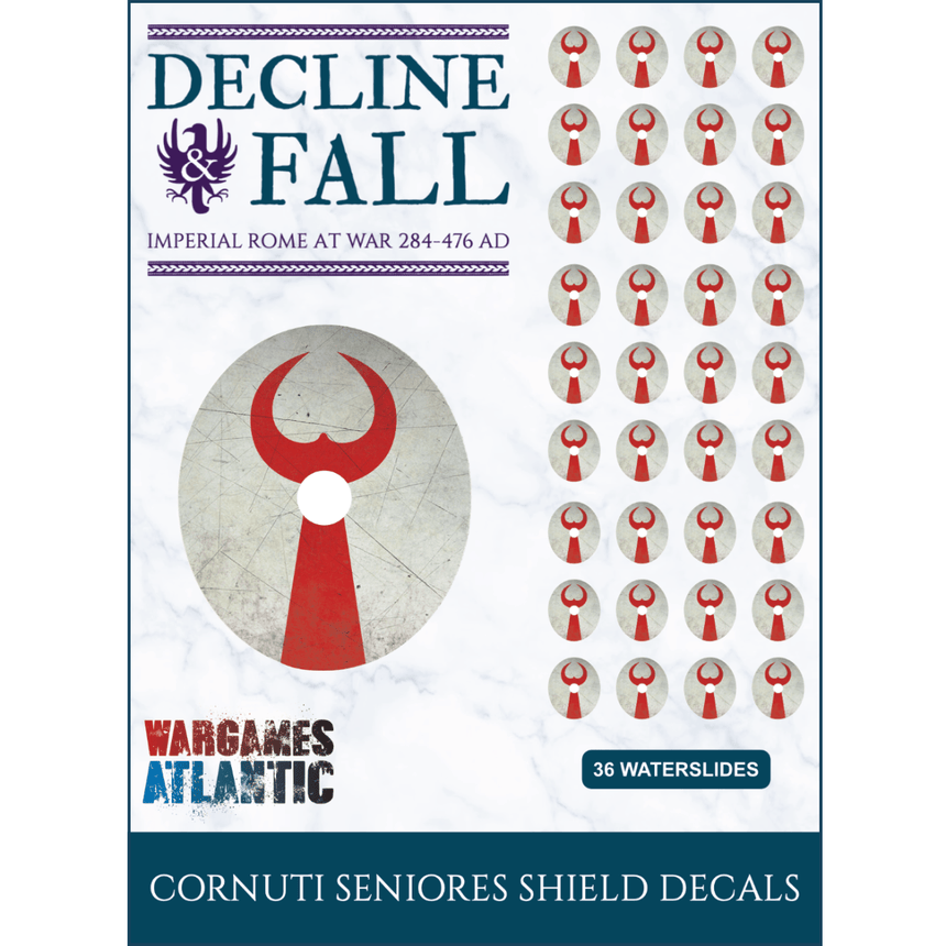 Shield Decals: Cornuti Seniores - Wargames Atlantic - WAAWS008