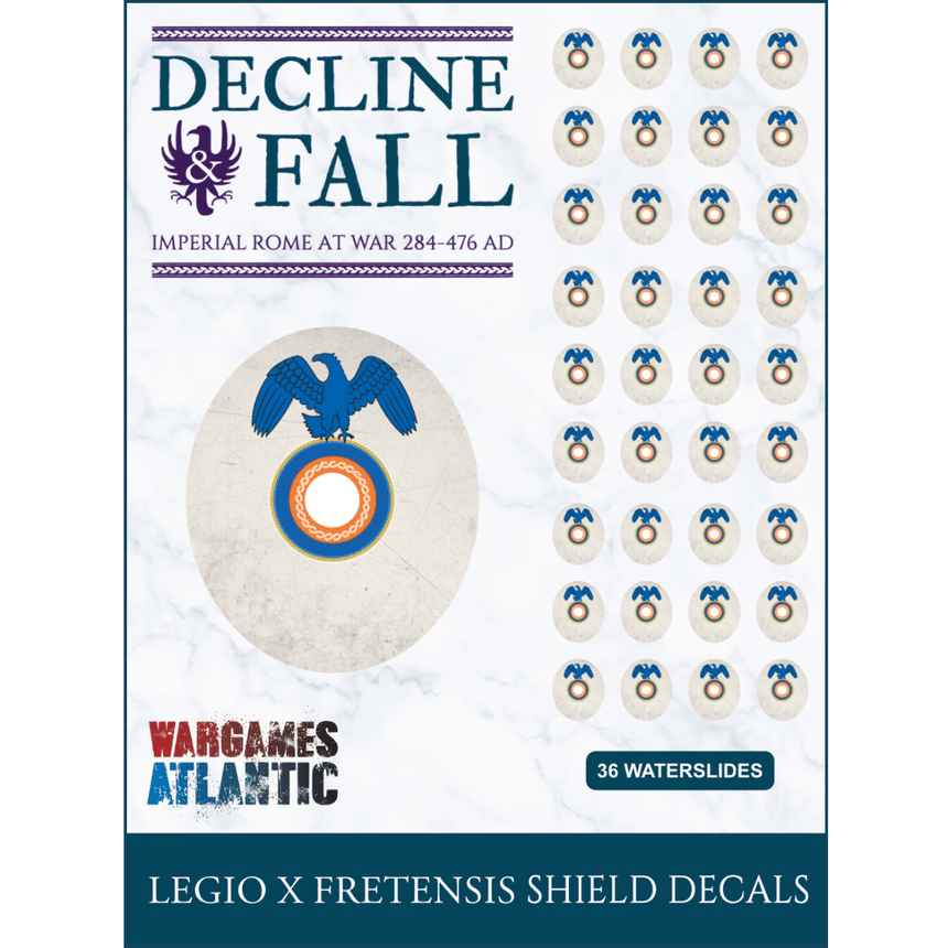Shield Decals: Legio X Fretensis - Wargames Atlantic - WAAWS012